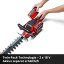 Einhell Akku-Heckenschere GE-CH 36/65 Li-Solo | Schwarz 4