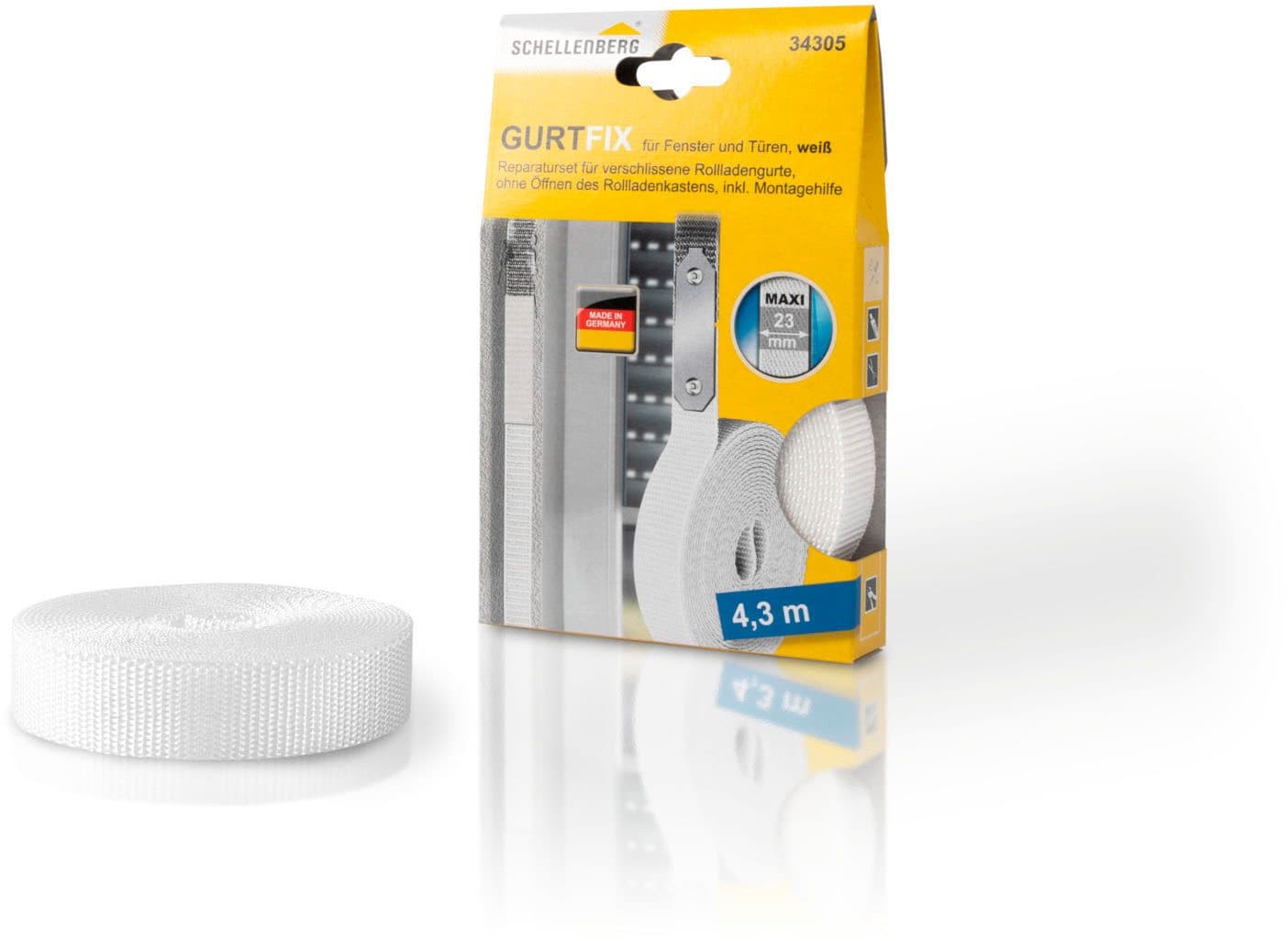 SCHELLENBERG Reparatur-Set Rollladen Gurtfix | Weiß