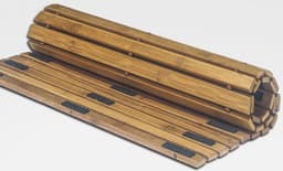 Kleine Wolke Badematte Level | Holztöne