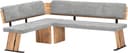 massivline&more Eckbank Kristin | Grau