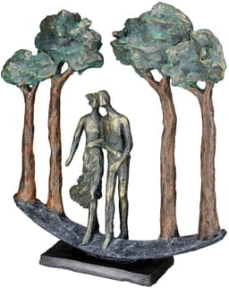 Casablanca by Gilde Dekofigur Skulptur "Under Trees" | Bronze