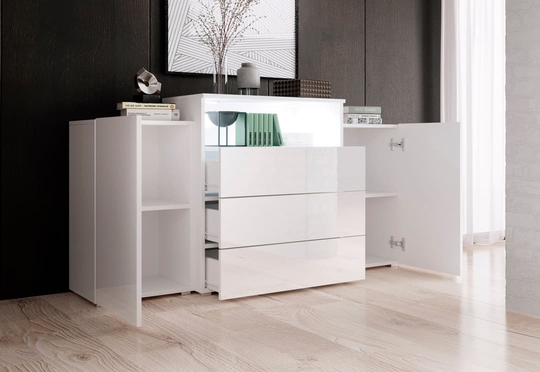 Home affaire Sideboard URBAN III | Weiß