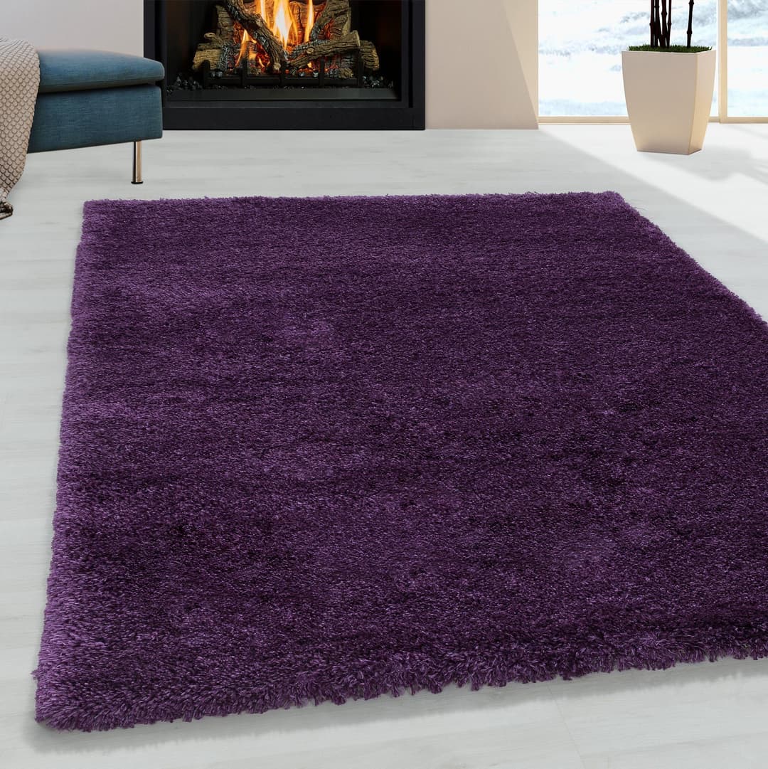 Ayyildiz Teppiche FLUFFY 3500 Hochflor-Teppich | Lila