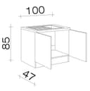 Flex-Well Spülenschrank Bergen | Holztöne 3