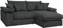 Home affaire Ecksofa Soft&Cosy XL L-Form | Schwarz 2