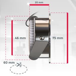 B.K.Licht LED Einbauleuchten 6er Set | Silber