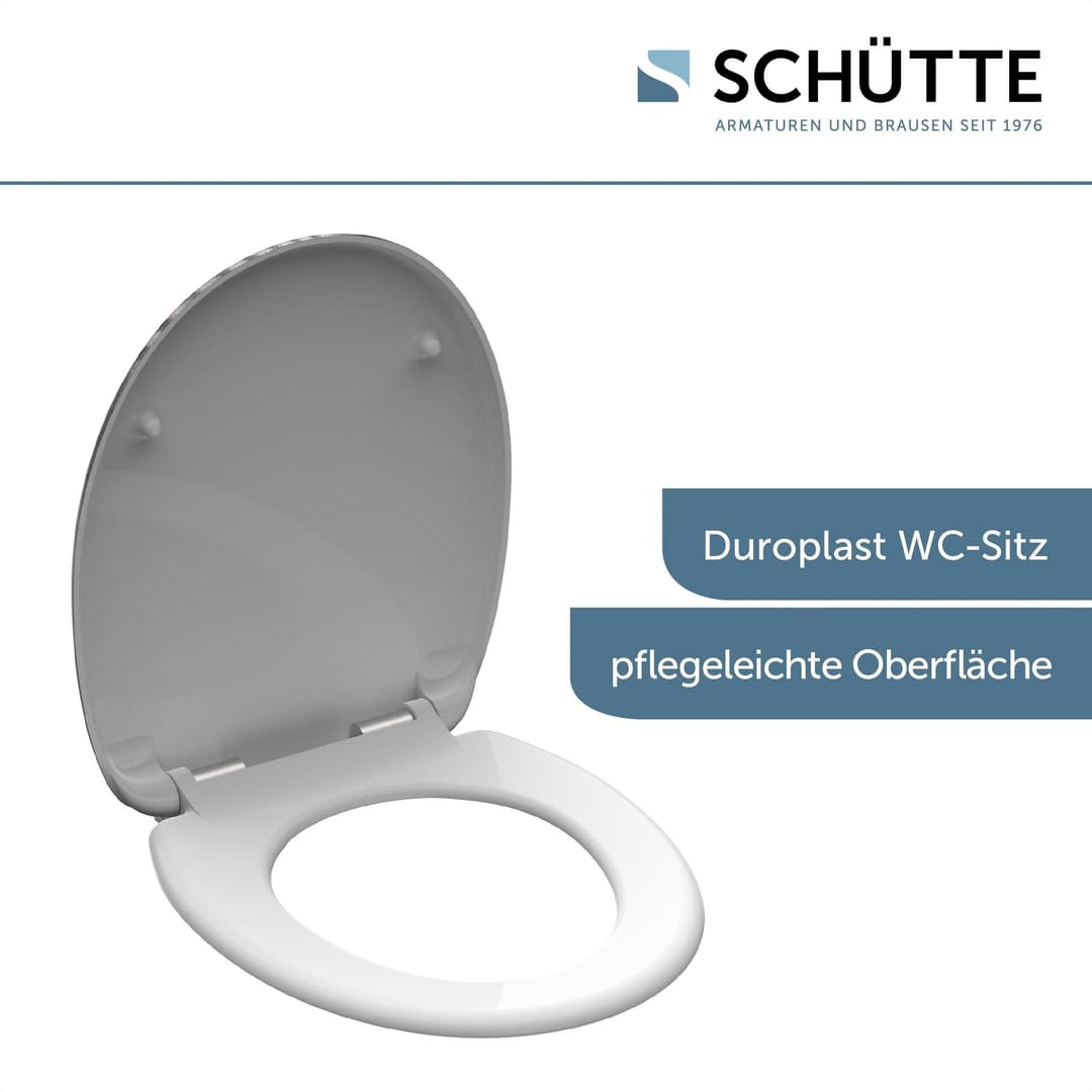 Schütte WC-Sitz Segeln | Grau