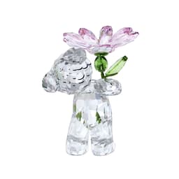 Swarovski Kris Bär mit Gänseblümchen | Mehrfarbig