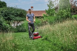 Einhell Akkurasenmäher GE-CM 36/48 Li M-Solo | Rot