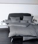 Janine Kissenbezug Colors Mako Satin | Grau 2