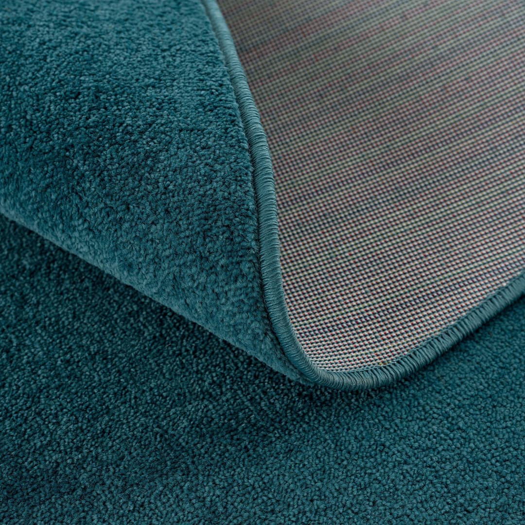 Sanat Teppich Uni | Blau