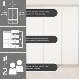 rauch Schwebetürenschrank KOLUNA | Weiß