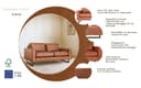 Home affaire 2-Sitzer Pinto | Braun 3