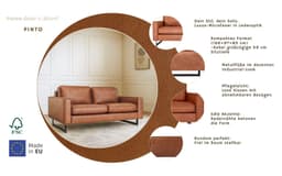 Home affaire 2-Sitzer Pinto | Braun