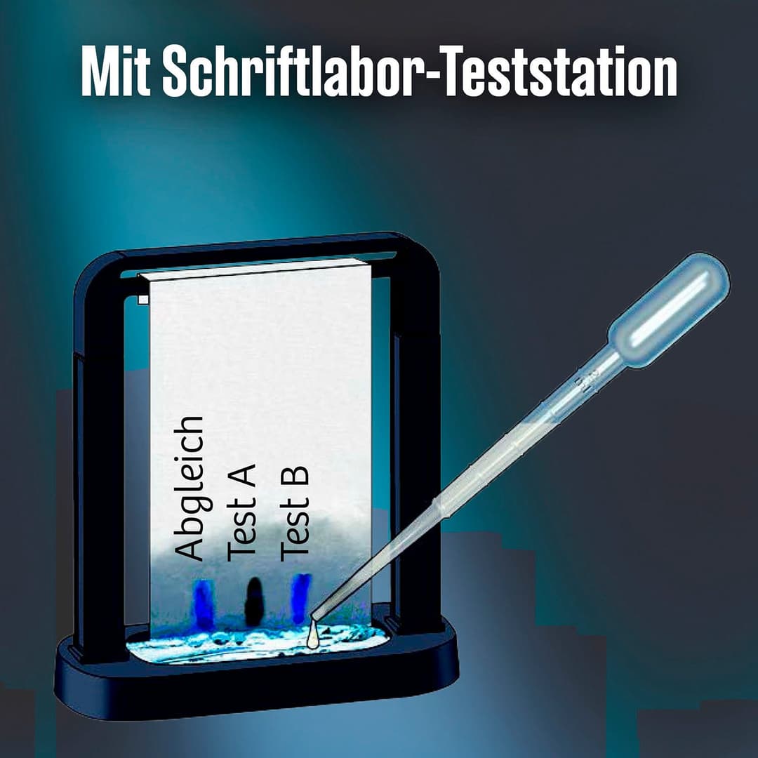 Kosmos Experimentierkasten Die drei ??? Schrift-Labor | Mehrfarbig