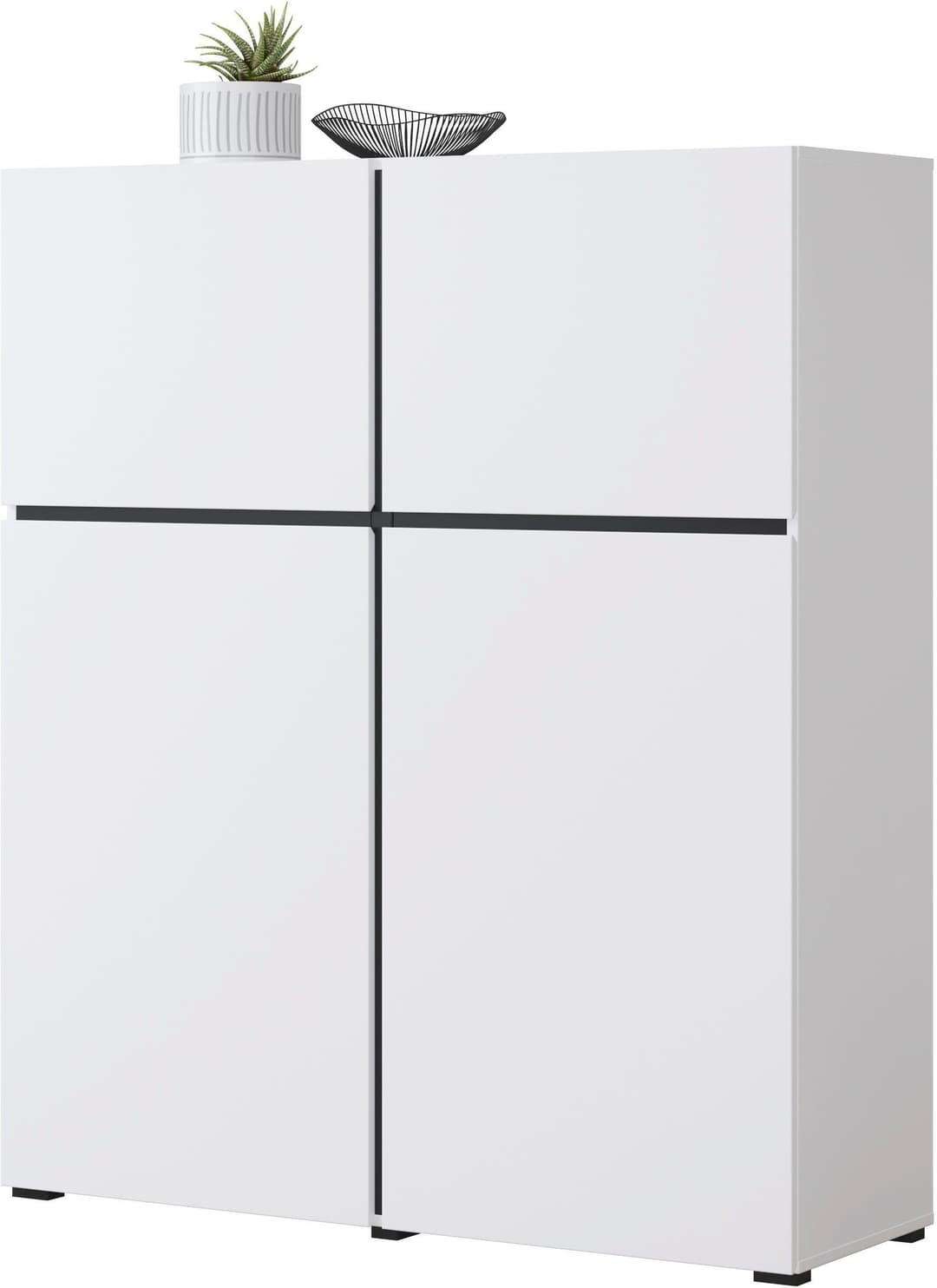 OTTO home Highboard Cross | Weiß