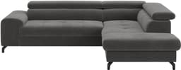 COTTA Ecksofa Aura L-Form | Grau