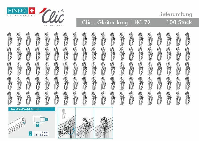 HINNO Clic-Gleiter HC72 | Weiß