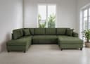 Trends by HG Wohnlandschaft Moritz U-Form | Grün