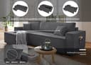 OTTO home Ecksofa CASSI L-Form | Grau 3