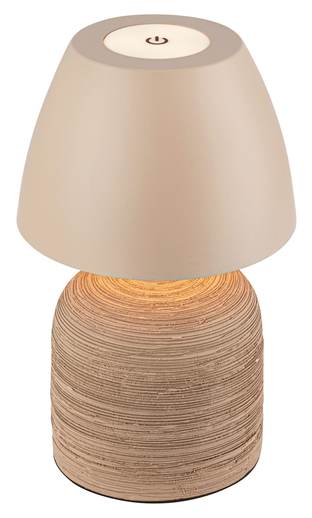 Briloner Leuchten LED Außen-Tischleuchte CERA 7593011 | Beige