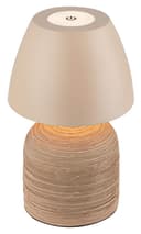 Briloner Leuchten LED Außen-Tischleuchte CERA 7593011 | Beige