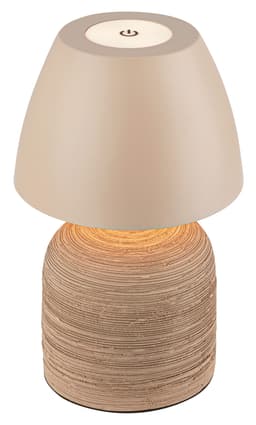 Briloner Leuchten LED Außen-Tischleuchte CERA 7593011 | Beige