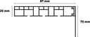 SN DECO GROUP Gardinenschiene Vorhangschiene SH | Weiß 5