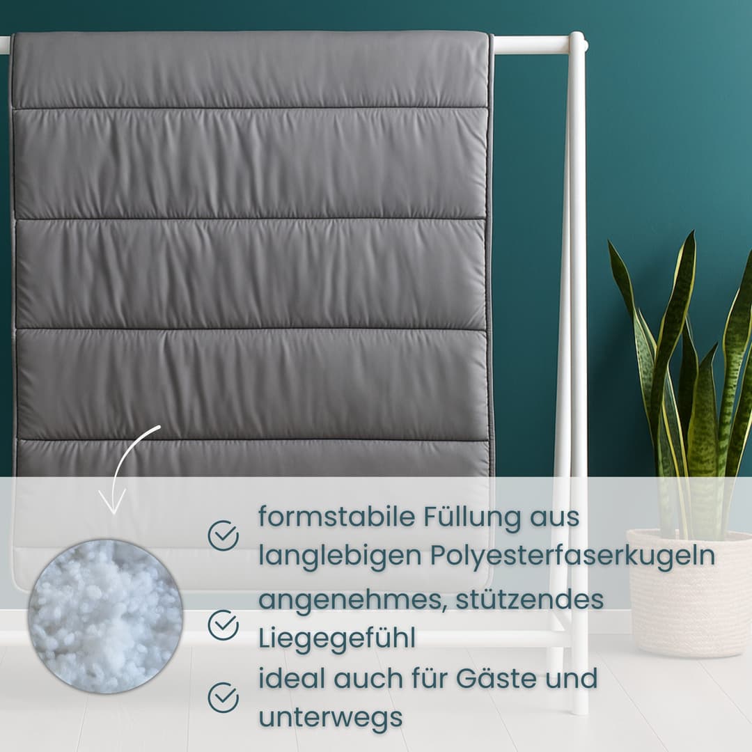 OTTO home Microfaserbettdecke Clarra | Grau