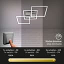 Briloner Leuchten LED Deckenleuchte FRAME | Silber 5
