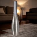 GILDE Bodenvase Kegel London | Grau 3