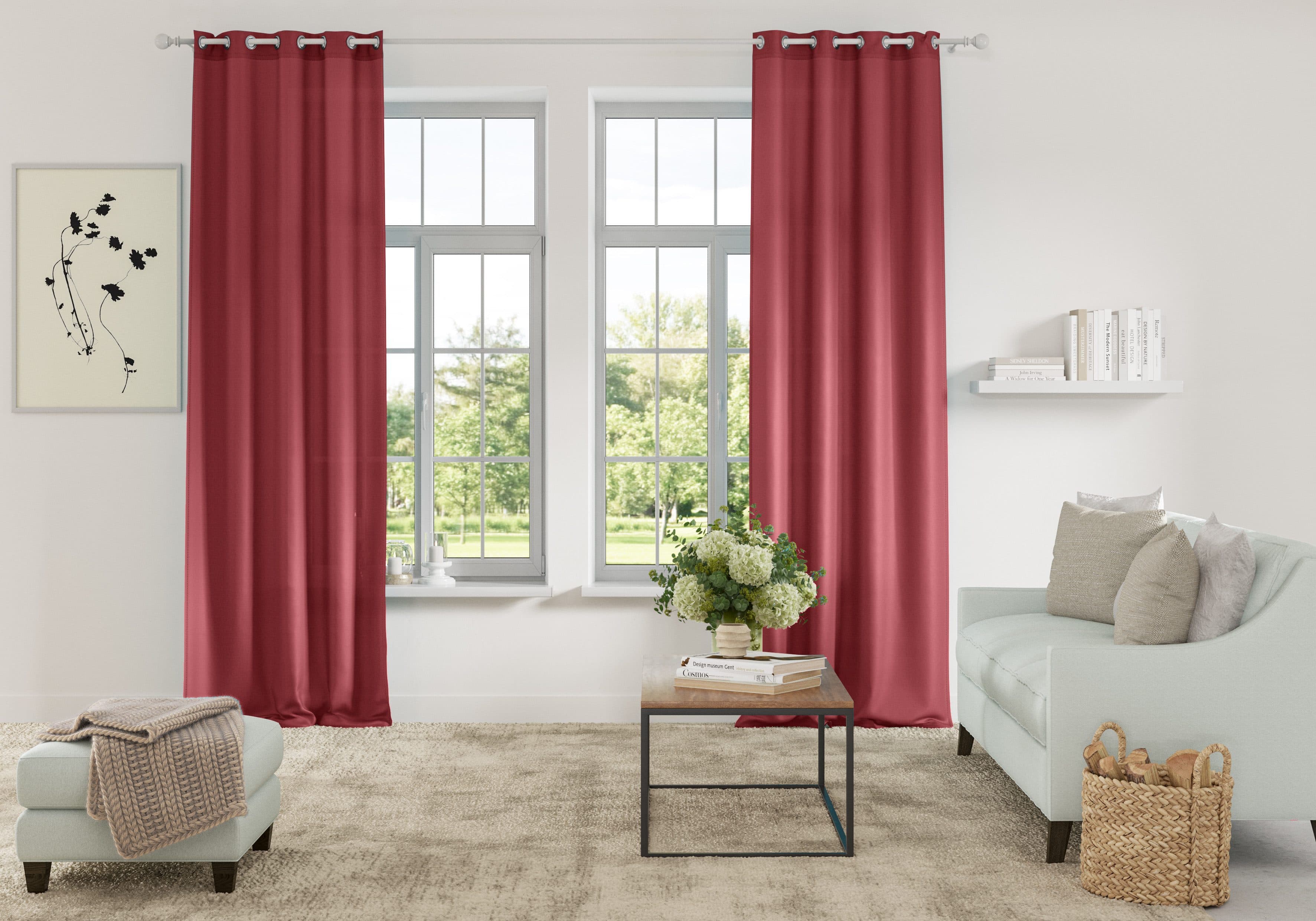 OTTO home Vorhang Parry | Rot