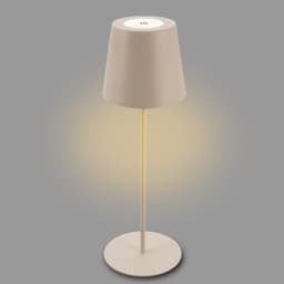 Briloner Leuchten LED Außen-Tischleuchte Coloris | Beige