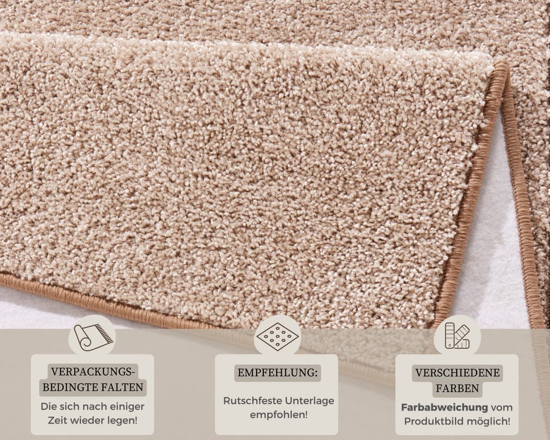 HANSE Home Teppich Pure 100 | Beige