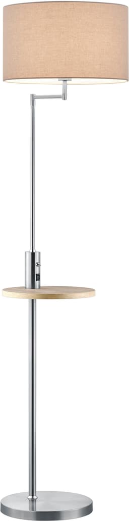 TRIO Leuchten Stehlampe Claas | Grau