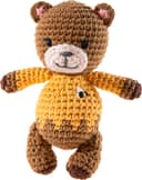 Heunec® Kuscheltier Crochi, Häkel-Freund Bär | Braun