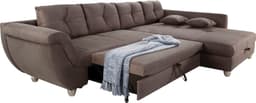 Jockenhöfer Gruppe Ecksofa Maranello L-Form | Braun