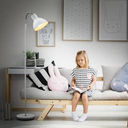 B.K.Licht LED Stehlampe | Weiß