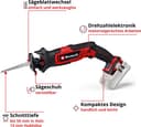 Einhell Akku-Multisäge TE-AP 18/13 Li - Solo | Rot 4