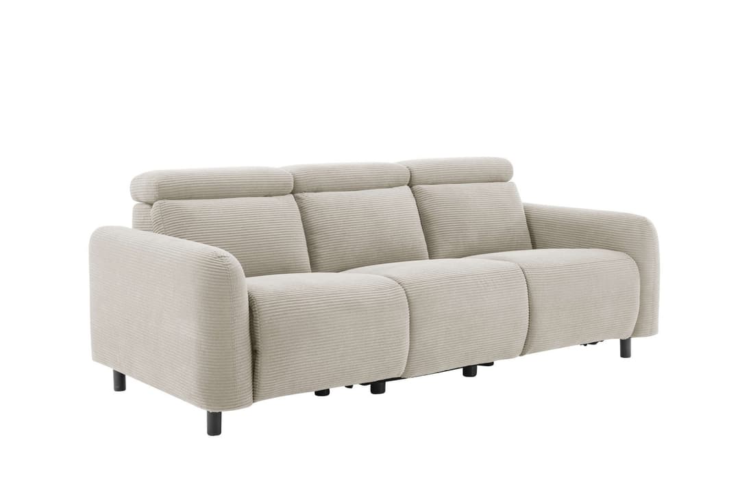 OTTO home 3-Sitzer SKAANE Cord-Sofa | Beige