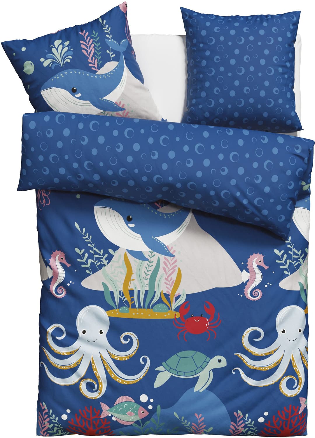 OTTO home Kinderbettwäsche CUDDLEE | Blau