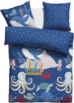 OTTO home Kinderbettwäsche CUDDLEE | Blau
