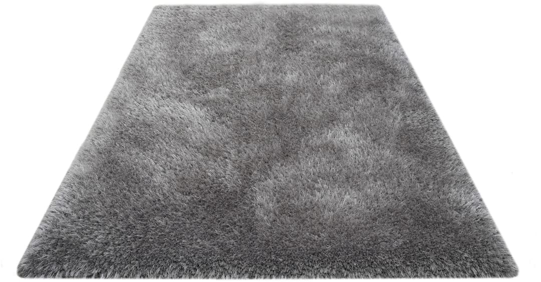 OTTO home Hochflor-Teppich Micro exclusiv | Grau