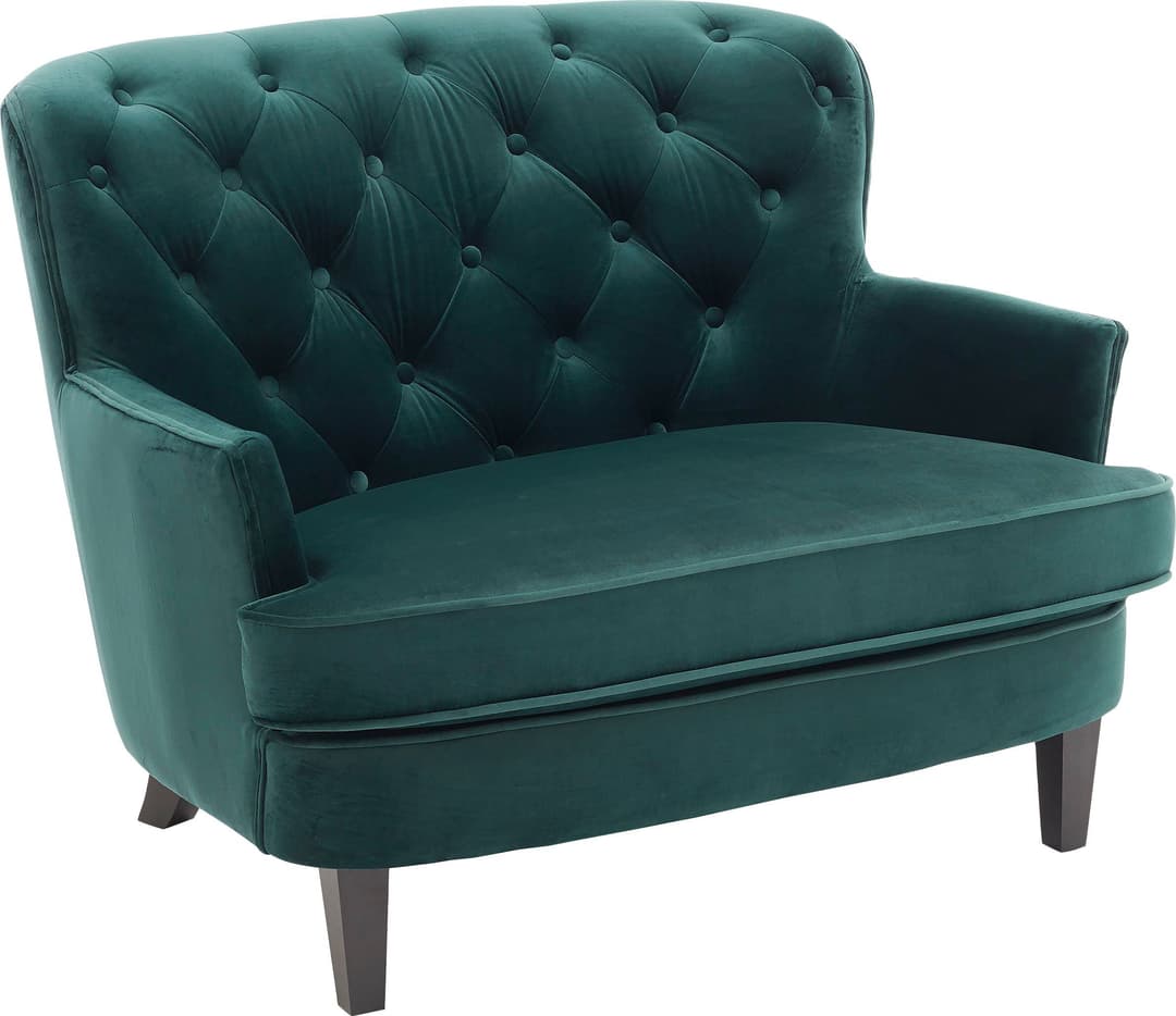 ATLANTIC home collection Leo 1,5-Sitzer Sessel | Grün