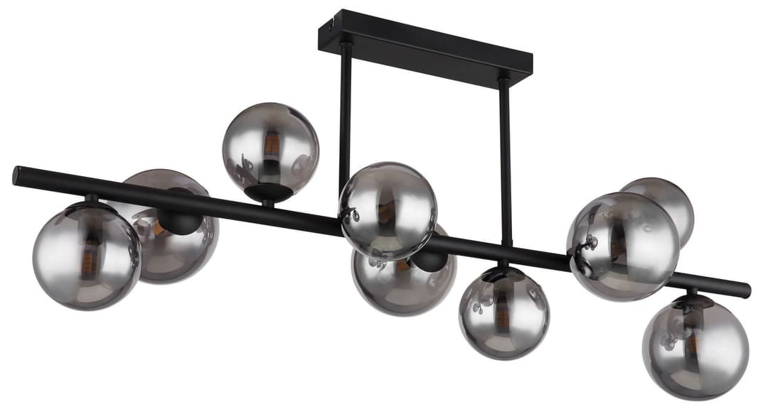 GLOBO LIGHTING LED Deckenleuchte RIHA | Schwarz