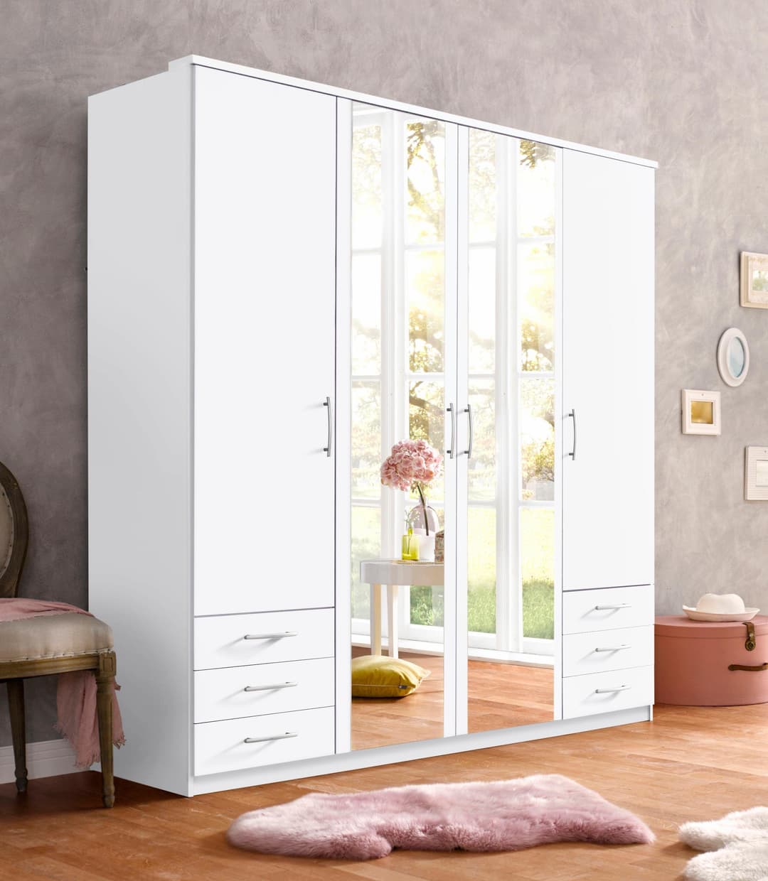 priess Kleiderschrank Husum | Weiß