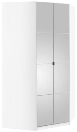 priess Eckkleiderschrank Malaga | Weiß