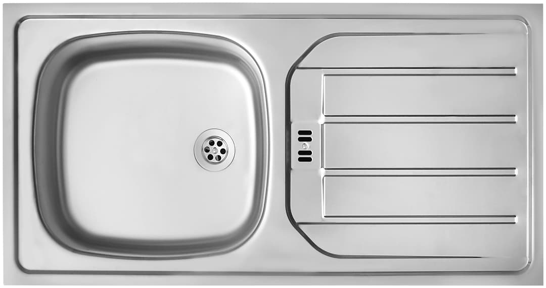 wiho Küchen Spülenschrank Chicago | Braun