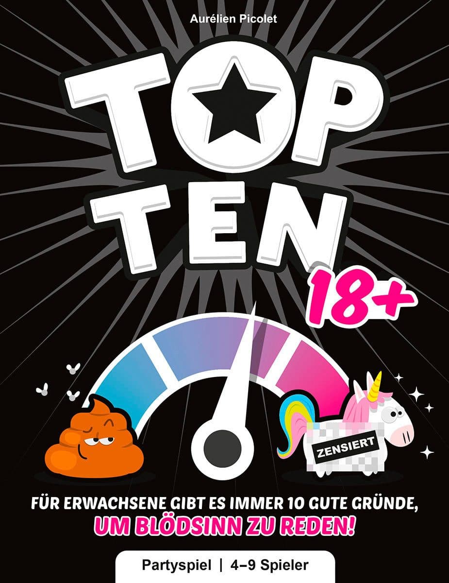 Asmodee Spiel Top Ten 18+ | Mehrfarbig