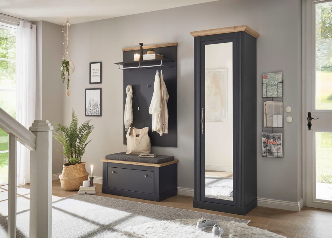 OTTO home Garderoben-Set WESTMINSTER | Grau